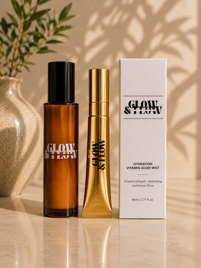 Desk-to-Dinner Refresh — Glow Mist & Lip Oil