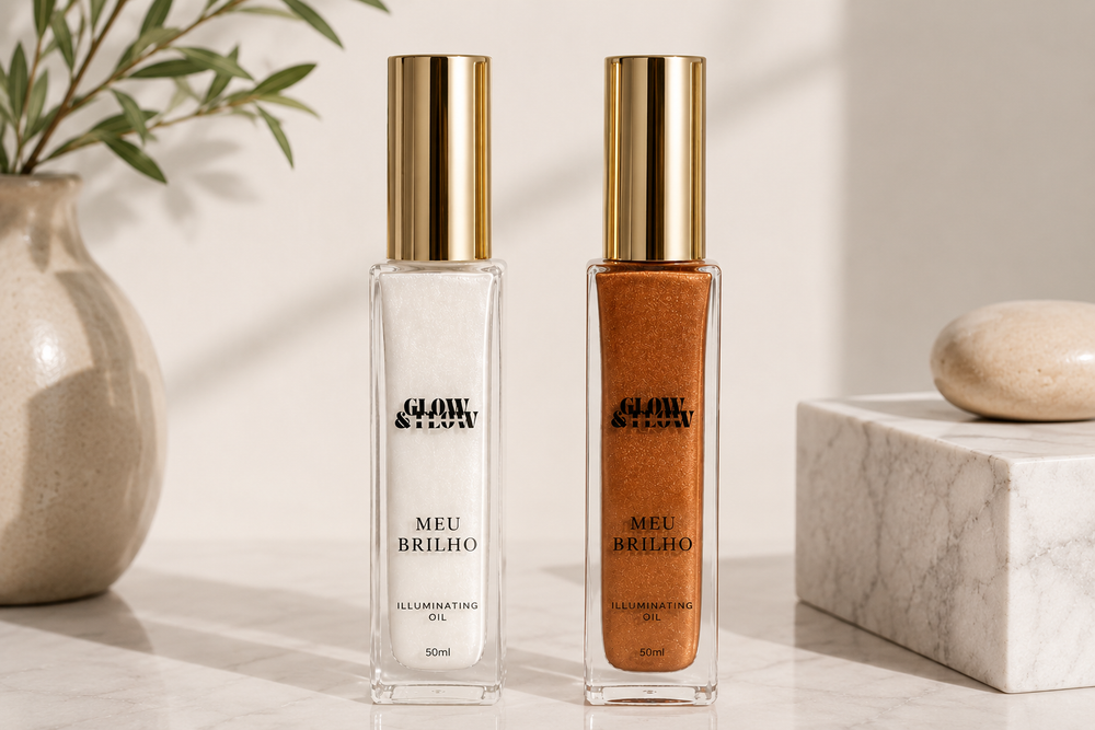 Meu Brilho Duo — Bronze & Pearl Set