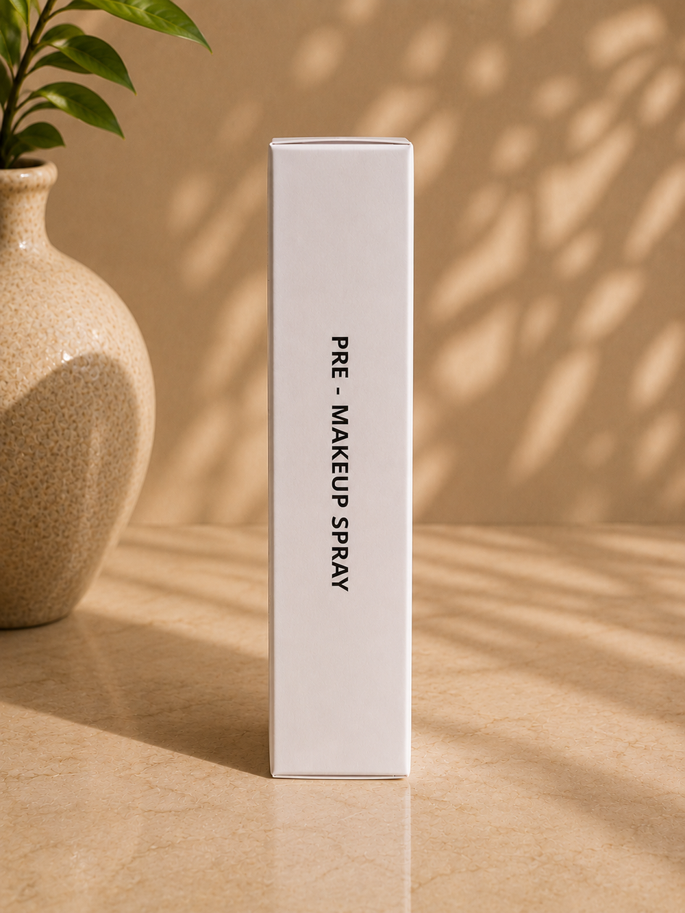 Glow & Flow Pre-Makeup Spray white box side panel reading Pre-Makeup Spray