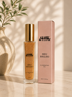 Prep & Glow Duo — face serum and Meu Brilho body oil set