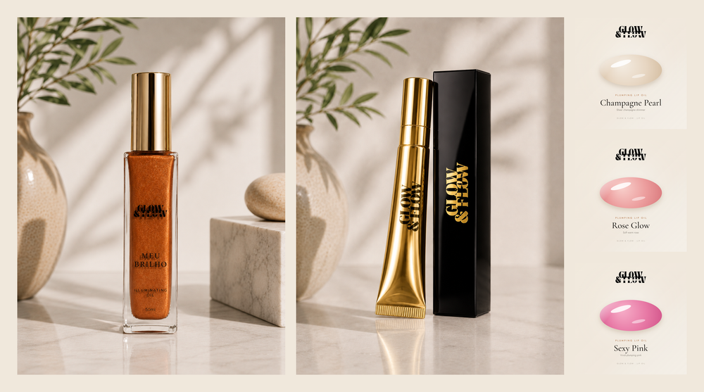 The Glow Ritual — the complete face, body and lips glow set