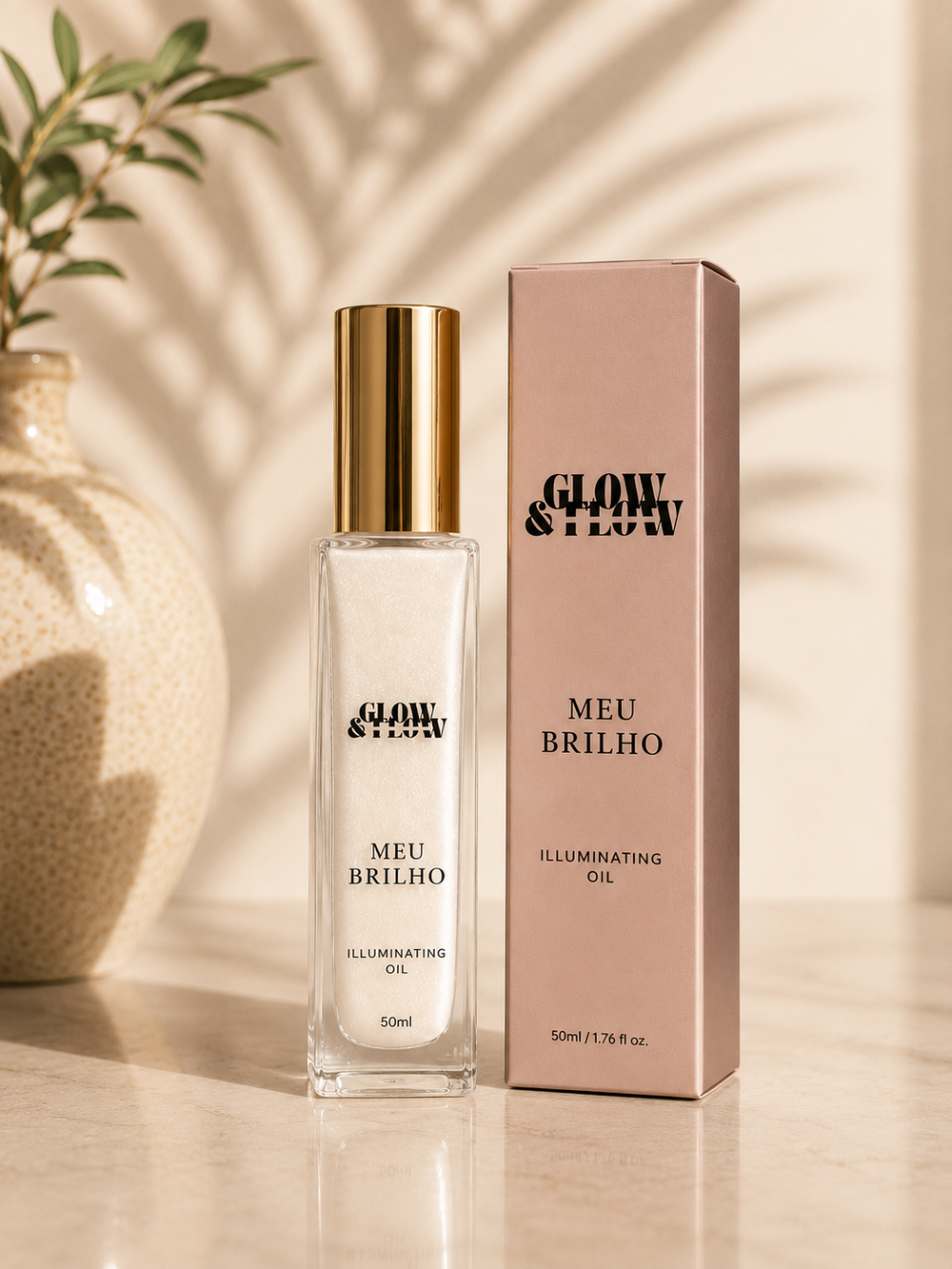 Prep & Glow Duo — face and body glow set