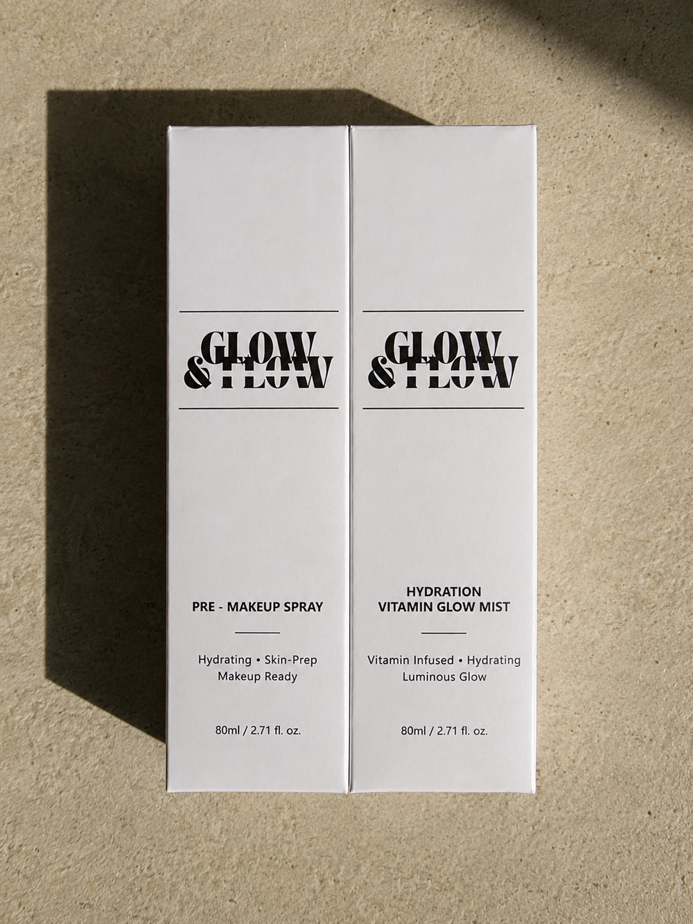 Glow & Flow Face Mist Duo — Hydration Glow Mist 80ml bottle and box